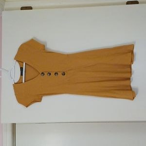 Derek Heart Mustard yellow dress size small